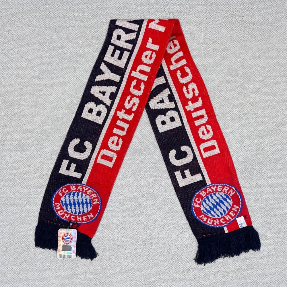Vintage FC Bayern Munich Scarf Deutscher Meister 2005 NWT Official Licensed